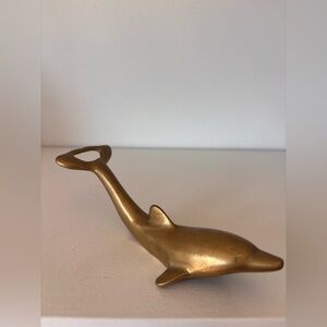 Brass Dolphin Bottle Opener 
1970s
